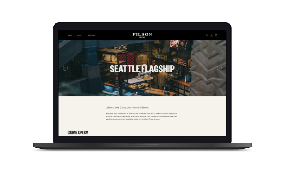 Filson Stores Events