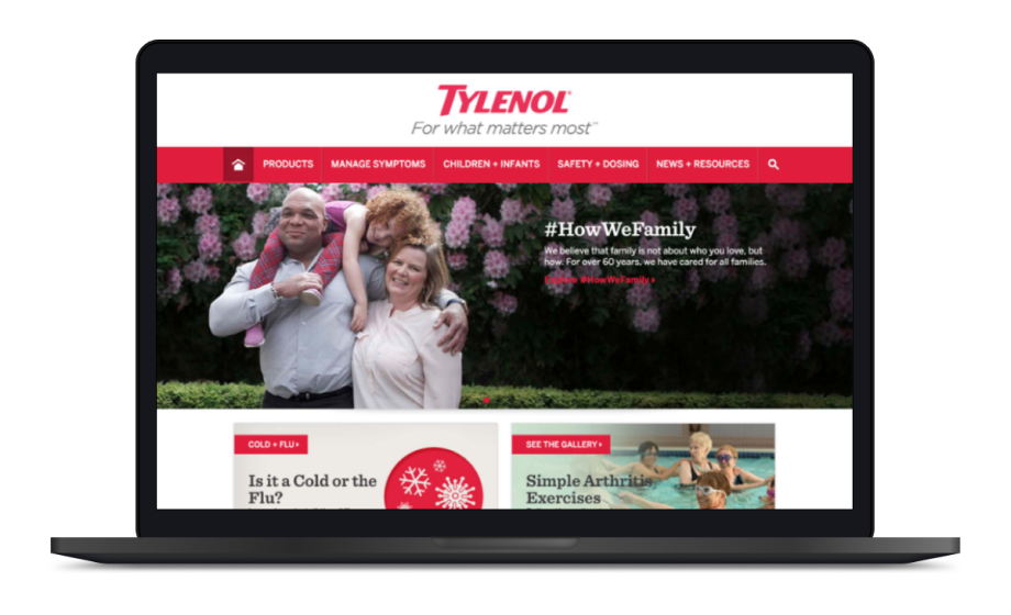 Tylenol.com Redesign
